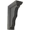 Ekena Millwork 2 1/4"W x 5"D x 7"H Hamilton Traditional Wood Vintage Decor Bracket, Black BKTWD02X05X07HABL - alternate 1